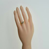 14K Yellow Gold 1/2ct tw Diamond Engagement Ring Size 7.25 Circa 1970