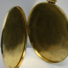 Edwardian 18K Yellow Gold Oversize Oval Locket Circa 1900