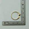 14K Yellow Gold Small Diamond Ring Size 6.75 Circa 1970