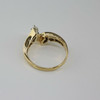 14K Yellow Gold 3/4 ct tw Marquise Diamond Size 8.5 Circa 1970