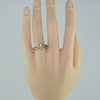 14K Yellow Gold 3/4 ct tw Marquise Diamond Size 8.5 Circa 1970