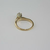 14K Yellow Gold 1/2 ct Diamond Solitaire Ring Size 4.25 Circa 1970