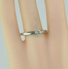 14K White Gold .30ct Diamond Solitaire Ring, H SI Size 8.25 Circa 1970