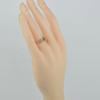 14K Yellow Gold Diamond Solitaire Ring Enhancer Size 5.24 Circa 1970