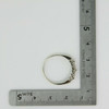 14K Yellow Gold Diamond Accent Ring Bowtie Design Size 7