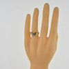 Vintage 14K Yellow Gold Diamond Ring Size 10.75 Circa 1960