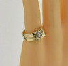 Vintage 14K Yellow Gold 1/3 ct Diamond Ring Size 9.75 Circa 1960