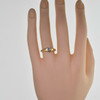 14K Yellow Gold Diamond Solitaire Ring Size 6.5