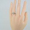 Antique 14K White Gold Art Deco Diamond Ring Size 6 Circa 1930