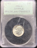 1962 Roosevelt Dime PCGS MS 64 Rattler Sample