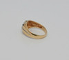 14K Yellow Gold 7 Stone Diamond Ring Circa 1950, Size 10.25