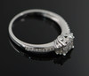 10K White Gold Princess Cut Diamond Engagement Ring, 1/2 ct. tw.