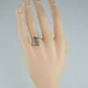 10K Yellow Gold Tanzanite Cocktail Ring Size 8 Circa 1985