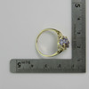 10K Yellow Gold Tanzanite Cocktail Ring Size 8 Circa 1985