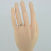 14K Yellow Gold Diamond Engagement Ring Enhancer Size 7