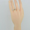 14K Yellow Gold Diamond Engagement Ring Enhancer Size 7