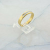 18K Yellow Gold Men's 1 ct tw Diamond Band 10 Princess Cut Diamonds Size 9.75