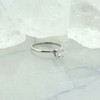 Platinum and Solitaire Diamond Engagement Ring Size 6.5