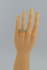 10K YG Tested Diamond Nugget Style Ring 1/2ct tw est Size 12.5 Circa 1970