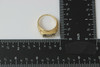 10K YG Tested Diamond Nugget Style Ring 1/2ct tw est Size 12.5 Circa 1970