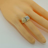 14K Yellow Gold .20 ct Diamond Ring H SI1 Quality Size 12