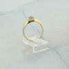 14K Yellow Gold 1/4 ct tw Diamond Cluster Ring Size 8