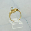 14K Yellow Gold 1 ct tw Aquamarine and Diamond Ring Size 6.5