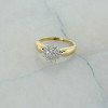 14K Yellow Gold 1/2 ct tw Diamond Engagement Ring G SI quality Size 7.75