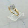 14K Yellow Gold 1/2 ct tw Diamond Engagement Ring G SI quality Size 7.75