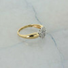 14K Yellow Gold 1/2 ct tw Diamond Engagement Ring G SI quality Size 7.75