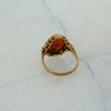 10K Yellow Gold Cameo Ring Woman's Portrait Size 7 Circa 1950