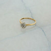 10K Yellow 1/4 ct tw Gold Diamond Ring H SI1 Quality Size 7.25