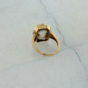 10K Yellow Gold Cameo and Black Onyx Spinner Ring Size 5