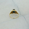 14K Yellow Gold 1 ct+ tw Sapphire and Diamond Ring Size 7.75