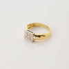 Vintage 18K Yellow Gold Diamond Ring Size 2.5 Circa 1970