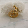 14K Yellow Gold Ruby and Diamond Bird with Nested Chicks Pin Circa 1960