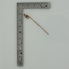 10K Yellow Gold Moonstone Stick Pin Circa 1920