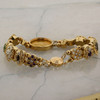 14K Yellow 1864 Victoria Gold Coin Bracelet