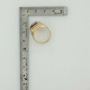 10K Yellow Gold Red Stone Mans Ring Size 8.5
