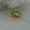 14K Yellow Gold Claddagh Ring, size 5.75