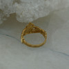 14K Yellow Gold Claddagh Ring, size 5.75