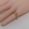 14K Yellow Gold Claddagh Ring, size 5.75