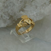 14K Yellow Gold Claddagh Ring, size 9