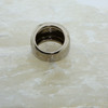 18K White Gold Cartier Dome Ring, size 4.5