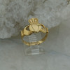 14K Yellow Gold Claddagh Ring, size 9.75