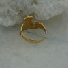 14K Yellow Gold Claddagh Ring, size 9.75