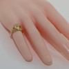 14K Yellow Gold Claddagh Ring,  Ring Size 9.75