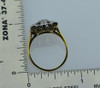 Circa 1910 14K yellow & White Gold Edwardian style Diamond Ring, Size 7