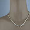 Vintage Pearl Necklace with a 14K White Gold Clasp, Circa 1960s