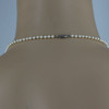 Vintage Pearl Necklace with a 14K White Gold Clasp, Circa 1960s